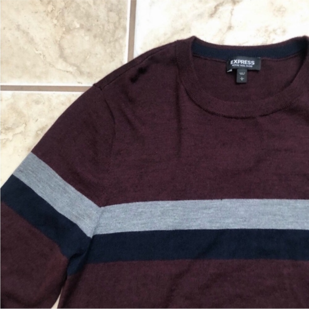 Express Merino Wool Blend Sweater - Picture 2 of 5
